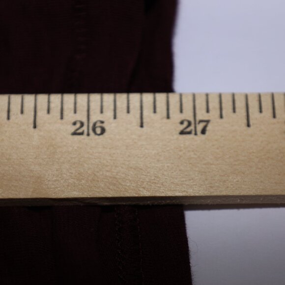 John Varvatos Shirt Mens Medium Maroon Front Pocket Garment-Dyed‎ Pullover Tee. - Picture 8 of 8